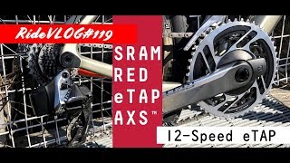 12速！SRAM RED eTAP AXSを見せてもらいました RideVLOG119 [upl. by Hescock]