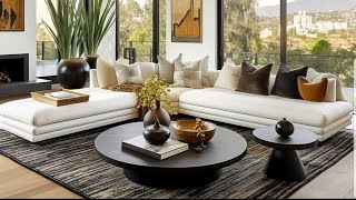 SOFT NEUTRAL LIVING ROOM DECORATING IDEAS 2024 INTERIOR DESIGNS [upl. by Rad]