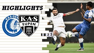 Highlights Matchday 8  KAA Gent vs KAS Eupen [upl. by Enert]