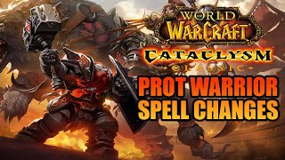 Prot Warrior Spell Changes in Cataclysm Classic [upl. by Samson617]