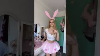 Bouncy Bunny 🐇 Hot Anime Cosplay babielambuwu Shorts TikTokCosplay [upl. by Atnovart899]