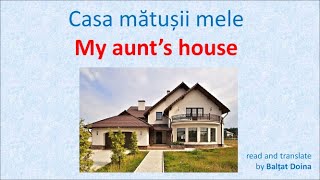 Texte in ENGLEZA pentru incepatori „My aunts house” din manualul „English for You” clasa V [upl. by Ion]