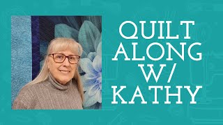 QUILTING WITH KATHY CIRCLES ON QUILTS WREATH 6 [upl. by Chow]