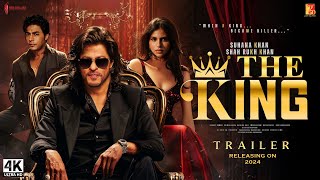 The King  First Look Teaser Trailer  Shah Rukh Khan Suhana Khan Aryan Khan  Sujoy Ghosh 2024 [upl. by Ralina]