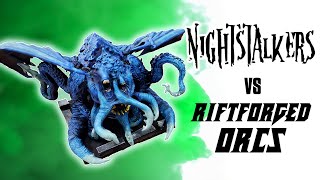 quotꜰᴇᴀʀ ᴛʜᴇ ᴠᴏɪᴅʟᴜʀᴋᴇʀquot Kings of War Nightstalkers vs Riftforged Orcs  Battle Report 046 [upl. by Llerral32]