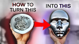 DIY Chrome Chemical metallization process with real Silver [upl. by Ydur9]