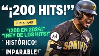 “¡HISTÓRICO Luis Arráez ALCANZA 200 Hits por Segundo Año Consecutivo” [upl. by Boot]