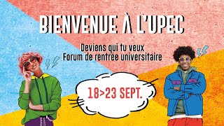 Retour sur le forum Bienvenue à lUPEC 2023 [upl. by Leuneb]