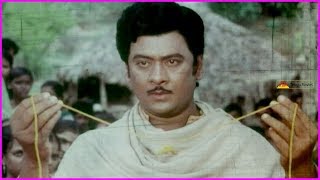 Krishnam Raju And Jayasudha Marriage Scene  Trisulam Telugu Movie Scenes [upl. by Gesner4]