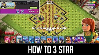 How To 3 Star Judo Sloth Challenge  Coc Judo Sloth Challenge  Coc new Event Attack [upl. by Carper20]