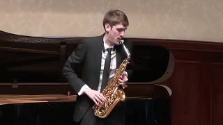 Claude Debussy  Rhapsodie L 98 for alto saxophone and piano [upl. by De]