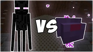 Enderman vs Endermite  Minecraft Mob Battle [upl. by Tabina]