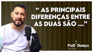 ESSAS SÃO AS DIFERENÇAS ENTRE O ZOUK BRASILEIRO E A LAMBADA  Podidança cortes  Rhawann Moraes [upl. by Adnoved]