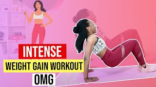 INTENSE Weight Gain Workout  OMG 😱 [upl. by Karlyn]