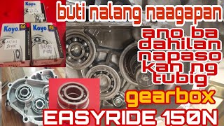 Gearbox bearings easyride150n change ano nga ba dahilan [upl. by Larual]