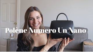 Polène Numero Un Nano Bag Review amp whats in my bag \\ Carly Medico [upl. by Ynffit]