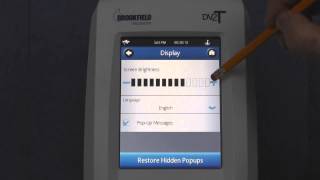 Quick Start Display Settings for the Brookfield DV2T and DV3T [upl. by Blodgett256]