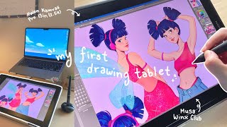 unboxing  review  huion kamvas pro 13 25k [upl. by Pippas]