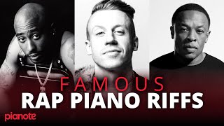 Play Famous Rap Riffs On The Piano [upl. by Nennarb]