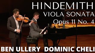 Paul Hindemith Viola Sonata Opus 11 No 4 [upl. by Eirehc358]