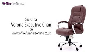 Verona Leather Executive Chair Features and User Guide [upl. by Irneh]