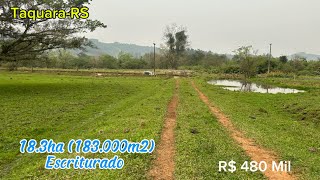 TaquaraRS 183ha 183000m2 escriturado [upl. by Elinore]