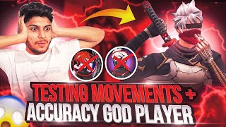 TESTING 100 ACCURACY  MOVEMENT GOD PLAYER 🔥 TO JOIN NONSTOP GAMING 😱 [upl. by Kipton133]