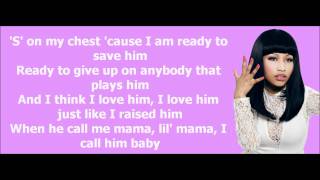 Nicki Minaj  Your Love Lyrics Video [upl. by Sirret]