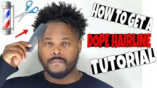 How to get a Fresh Hairline Tutorial Must Watch [upl. by Cuhp393]