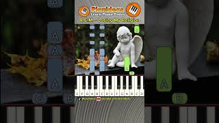 REM  Losing My Religion » EASY Piano Tutorial and Cover [upl. by Etterual]