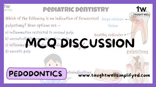 Pediatric Dentistry MCQ Discussion NEET MDS [upl. by Kemble]