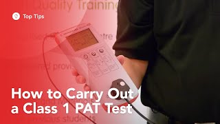 How to Carry Out a Class 1 PAT Test [upl. by Notselrahc]