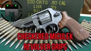 NEW Miculek checkered revolver grips with Jerry Miculek Available at Miculekcom [upl. by Doloritas431]