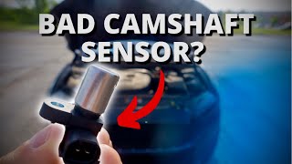 SYMPTOMS OF A BAD CAMSHAFT POSITION SENSOR [upl. by Mora757]