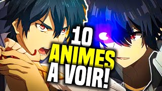 10 ANIMES INSANE A VOIR ABSOLUMENT  masterclass [upl. by Sharos]