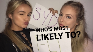 WHOS MOST LIKELY TO  SYD AND ELL [upl. by Shandra]