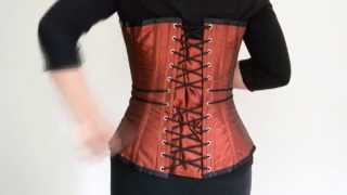 Corsets365  How to self lace a corset [upl. by Steel]