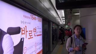 Seoul Metro Line 4 Korail Series 34100034116 Arrive Dongdaemum History And Culture Park Station [upl. by Imac639]