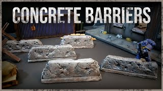 Miniature Concrete Barriers  Building Easy Miniature Wargaming Terrain for your Tabletop Games [upl. by Akirat]