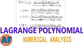 Lagrange Interpolating Polynomial  Easy Method [upl. by Ecnerat]