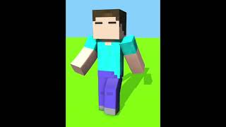 Steve animation v2  prisma 3d [upl. by Nikral]