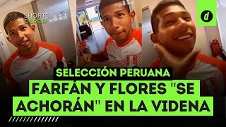 Jefferson Farfán y Edison Flores quotse peleanquot en la VIDENA quotTe voy a meter tu galleta ahquot  Shorts [upl. by Jeremias]