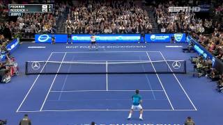 Roddick Imitates Nadal HD [upl. by Aihsekat]