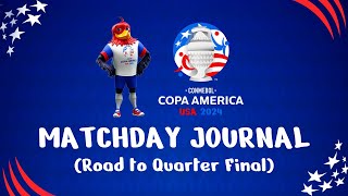 COPA AMERICA USA 2024 MATCH JOURNAL  PASCA PERTANDINGAN FASE GRUP MENUJU PEREMPAT FINAL [upl. by Vitkun]