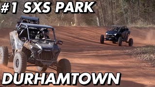 Racing SXSBLOG at Durhamtown  1 SXS Park In The Country  GP Track Turbo Track Trails amp MORE [upl. by Seebeck]