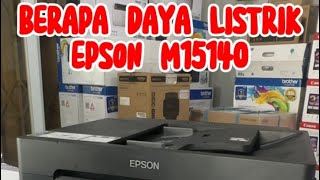 DAYA LISTRIK EPSON M15140 [upl. by Haimehen453]