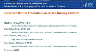 Implementation and Use of Enhanced Barrier Precautions in Nursing Homes [upl. by Assirrec]