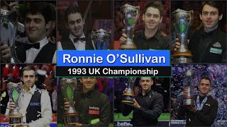 Ronnie OSullivan 1993 UK Championship Win [upl. by Evad]