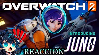 Vtubers Reaccionan a Juno Trailer revelación del nuevo personaje de Overwatch 2 [upl. by Einnij]