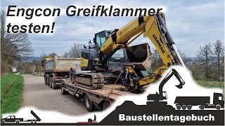 Greifklammer getestet amp Tiltrotator beschädigt  XXL Baustellentagebuch 29 [upl. by Leinahtam275]